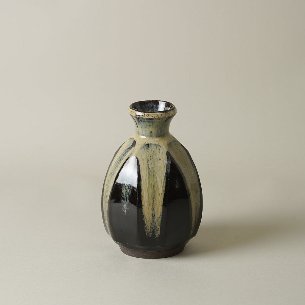 波佐見焼 朝鮮唐津 面取徳利/ぐい呑 (300ml / 60ml)