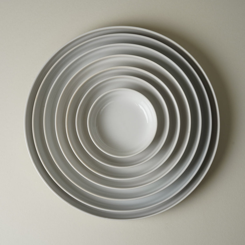 有田焼 スタックフラットプレート CMA Stack Flat Earth Grey [7 Sizes]