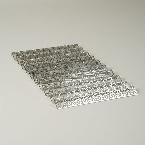 ステンレス カトラリーレスト 12cm [10 motifs]