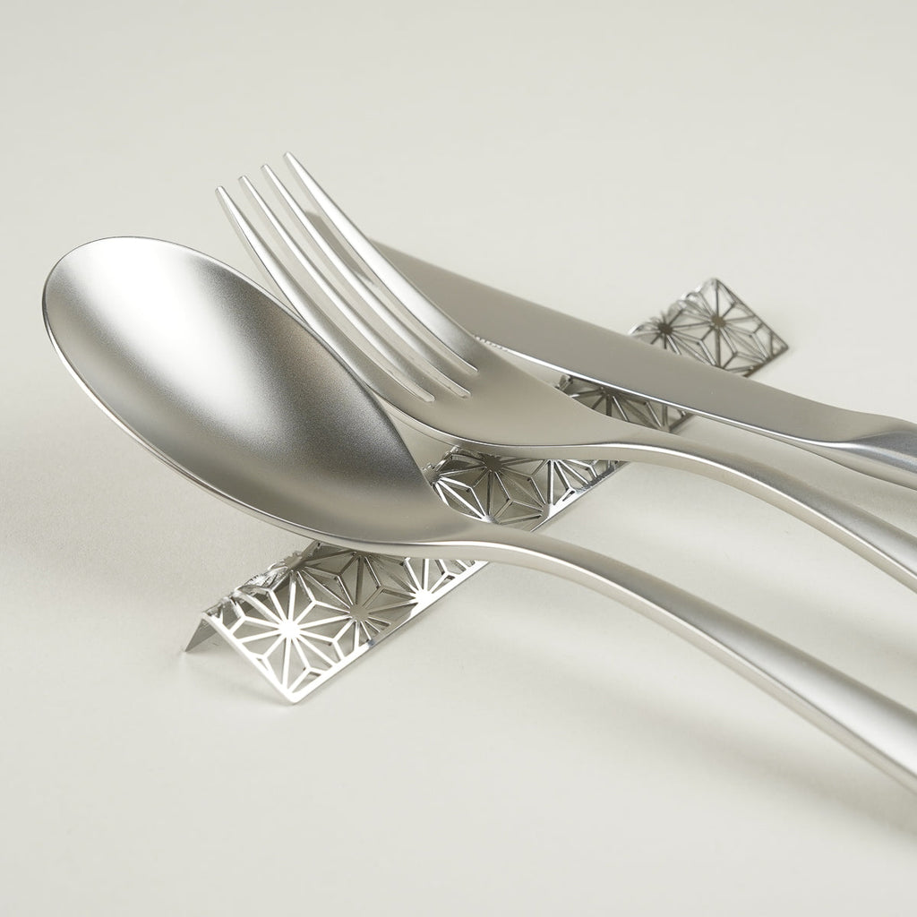 ステンレス カトラリーレスト 12cm [10 motifs]
