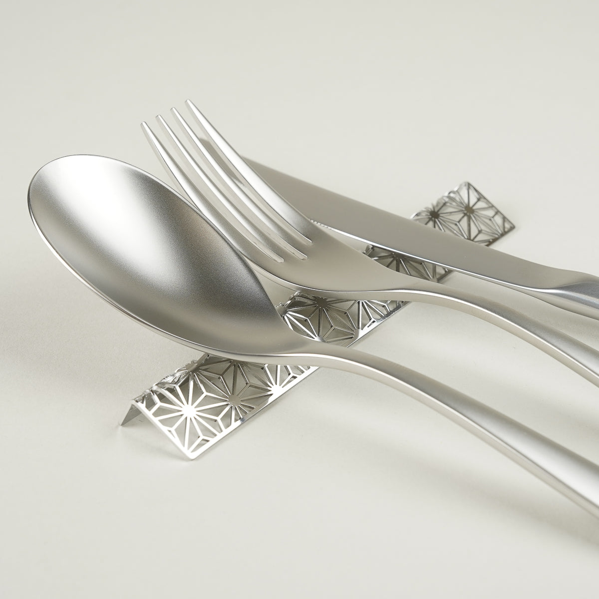 ステンレス カトラリーレスト 12cm [10 motifs]
