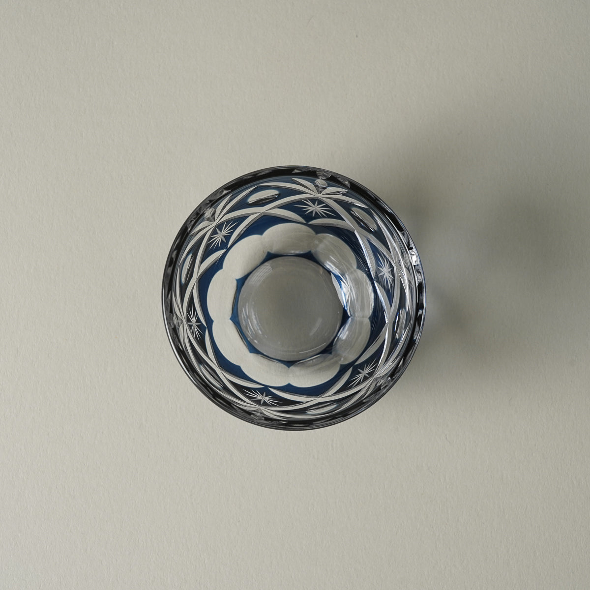 切子硝子 ぐい呑 30ml [4 Colors]