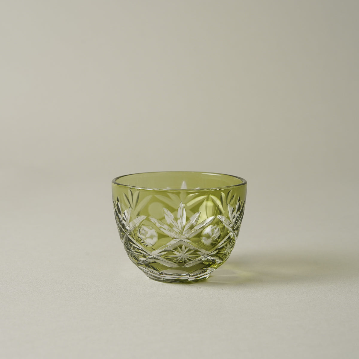 切子硝子 ぐい呑 30ml [4 Colors]