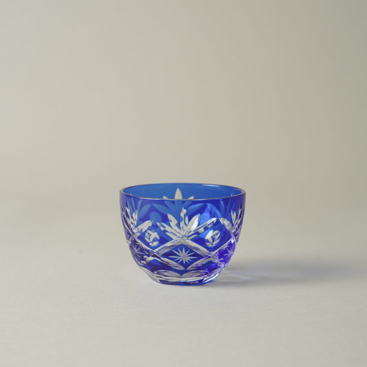 切子硝子 ぐい呑 30ml [4 Colors]